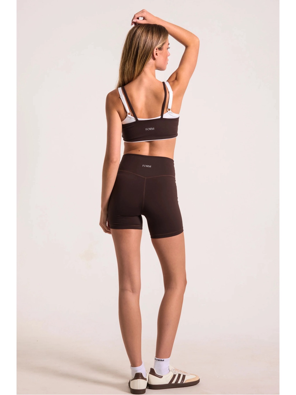 Nwt Form Core Shorts In Espresso Brown Cocoa Biker Athletic Buttery Basics Soft — image 4 of 7